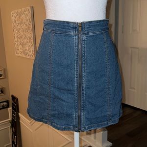 Mini Jean Skirt